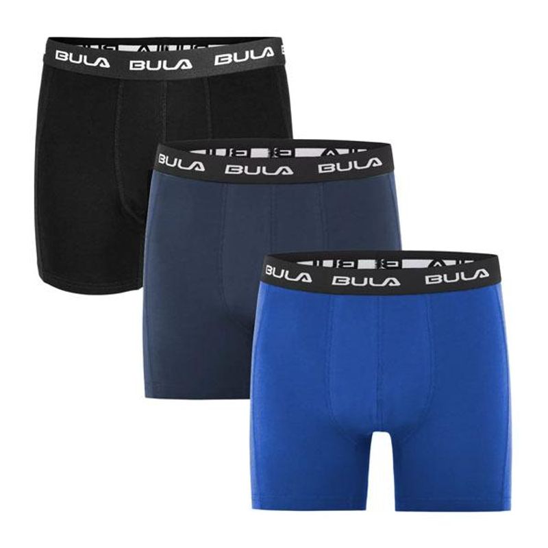 Bula 3-pk Boxers - Black/Navy/Blue