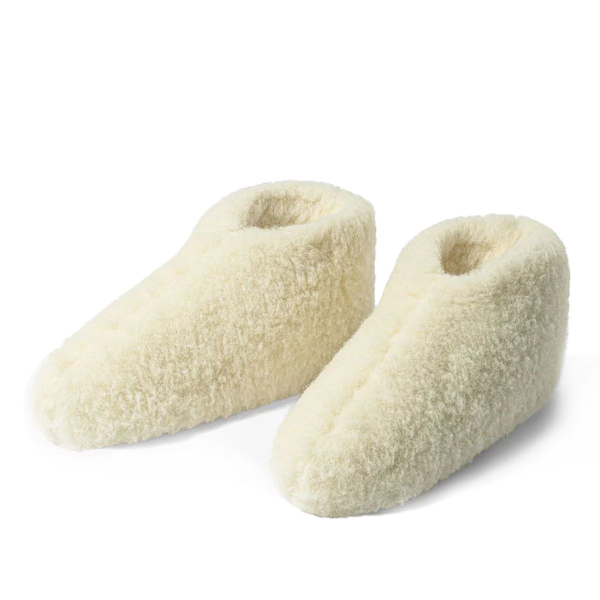 Ulltøfler (Lav Modell) - Naturhvit