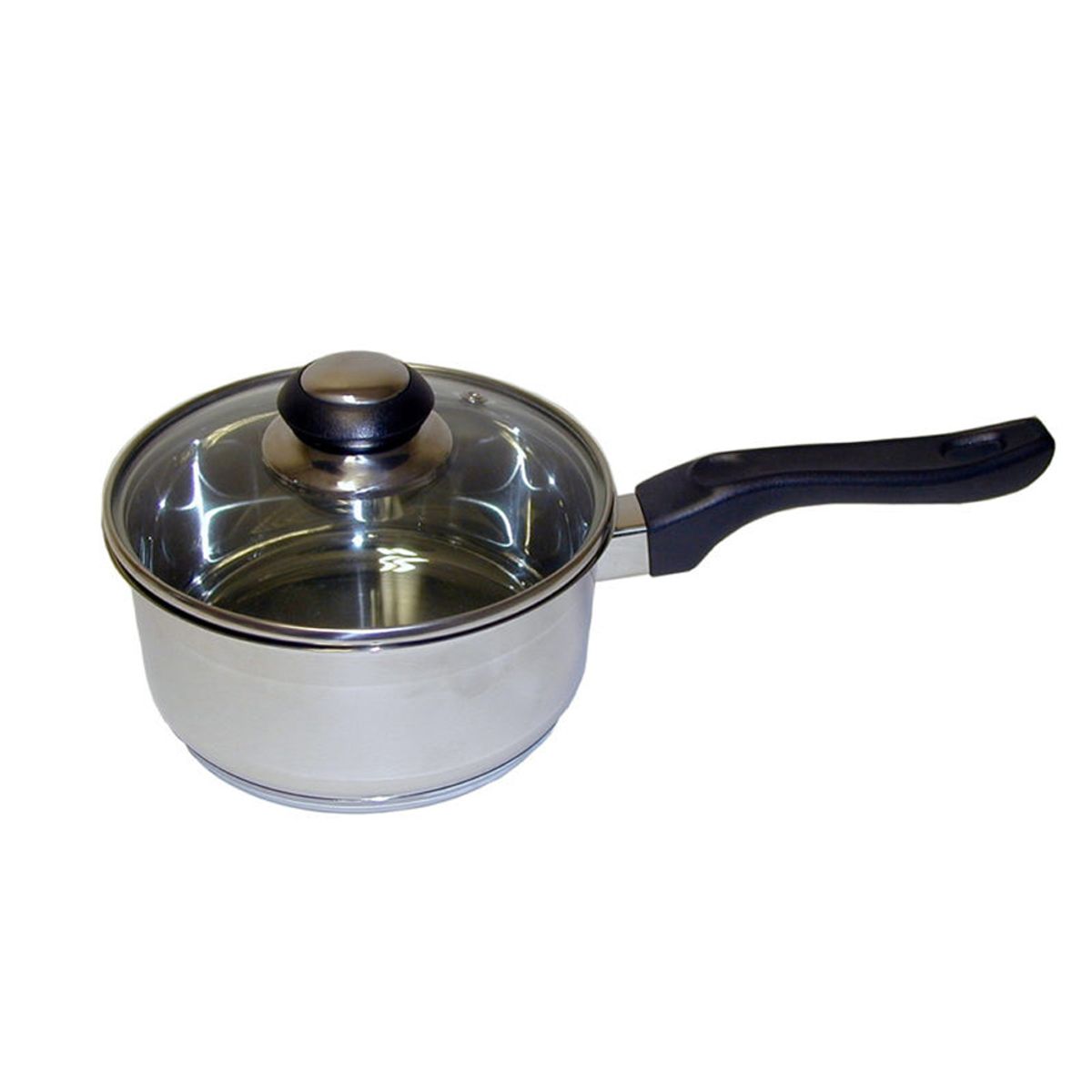 Stålkjele med Glasslokk - 1,8l