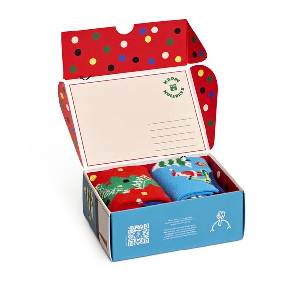 Bilde av Happy Holiday Socks 2 Par - Str 41-46