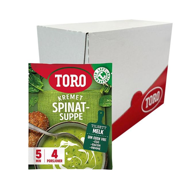 Hovedbilde Kremet Spinatsuppe (Kartong 17 x 79g)
