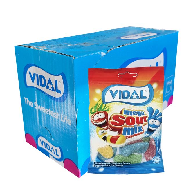 Hovedbilde Mega Sour Mix (Kartong 14 x 90g)