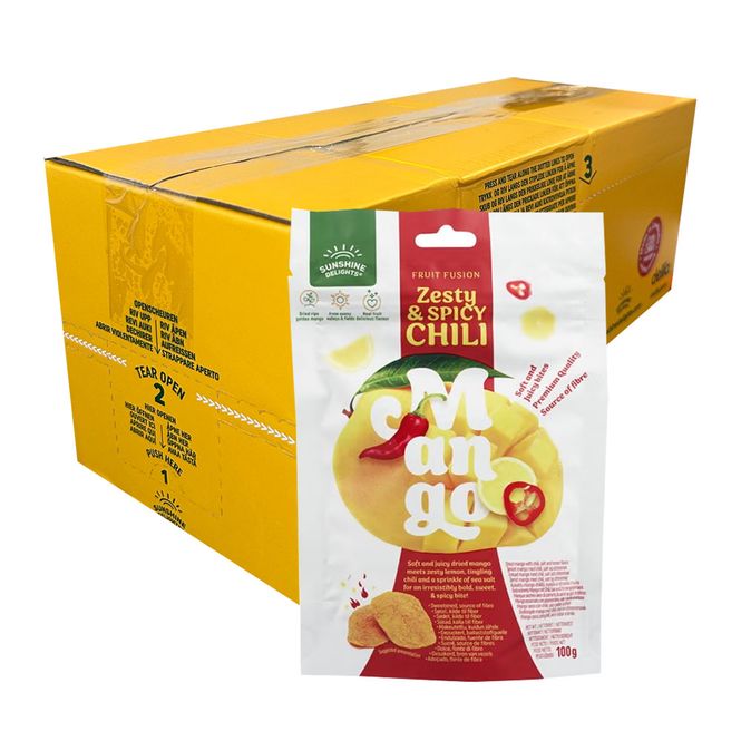 Hovedbilde Zesty & Spicy Chili Mango (Kartong 16 x 100g)
