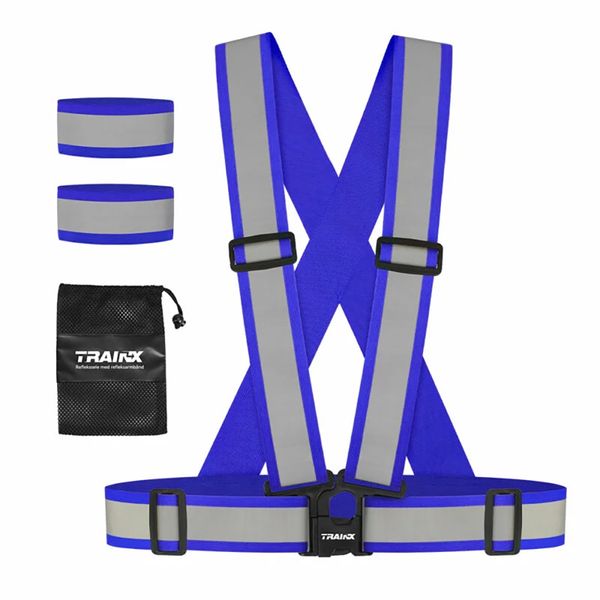 Hovedbilde Reflekssele med Refleksarmbånd - Blå