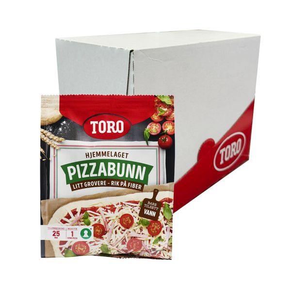 Hovedbilde Pizzabunn Litt Grovere (Kartong 6 x 373g)