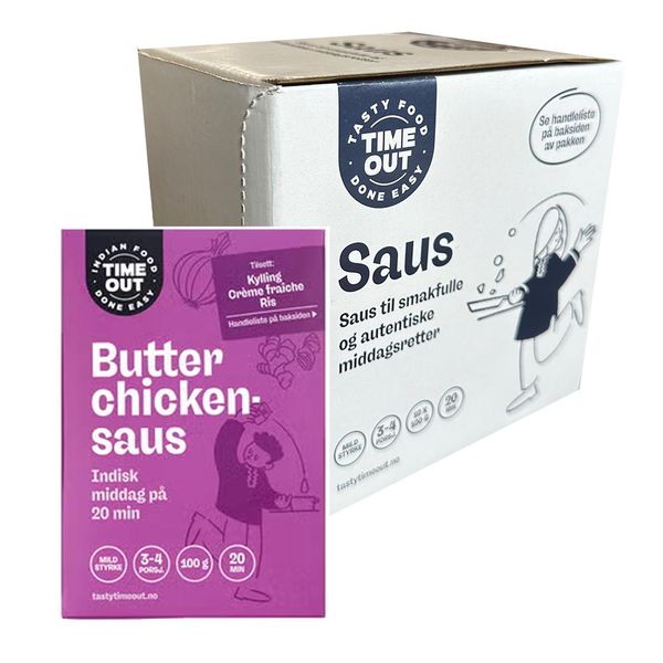 Hovedbilde Butter Chicken Saus (Kartong 10 x 100g)