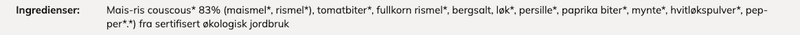 Økologisk Couscous