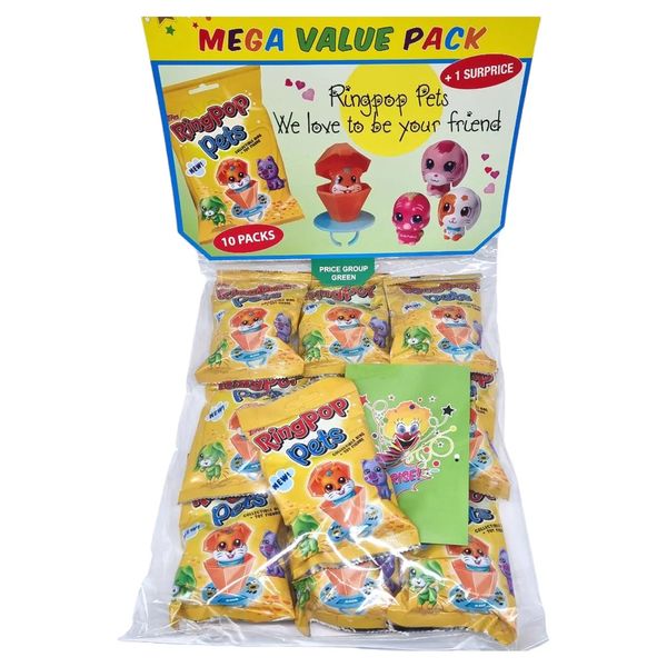 Bilde av Ring Pop Puppies (Value Pack 10 stk)