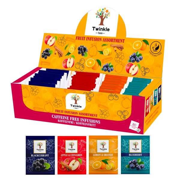 Hovedbilde Fruit Infusion Assortment - 80 Teposer
