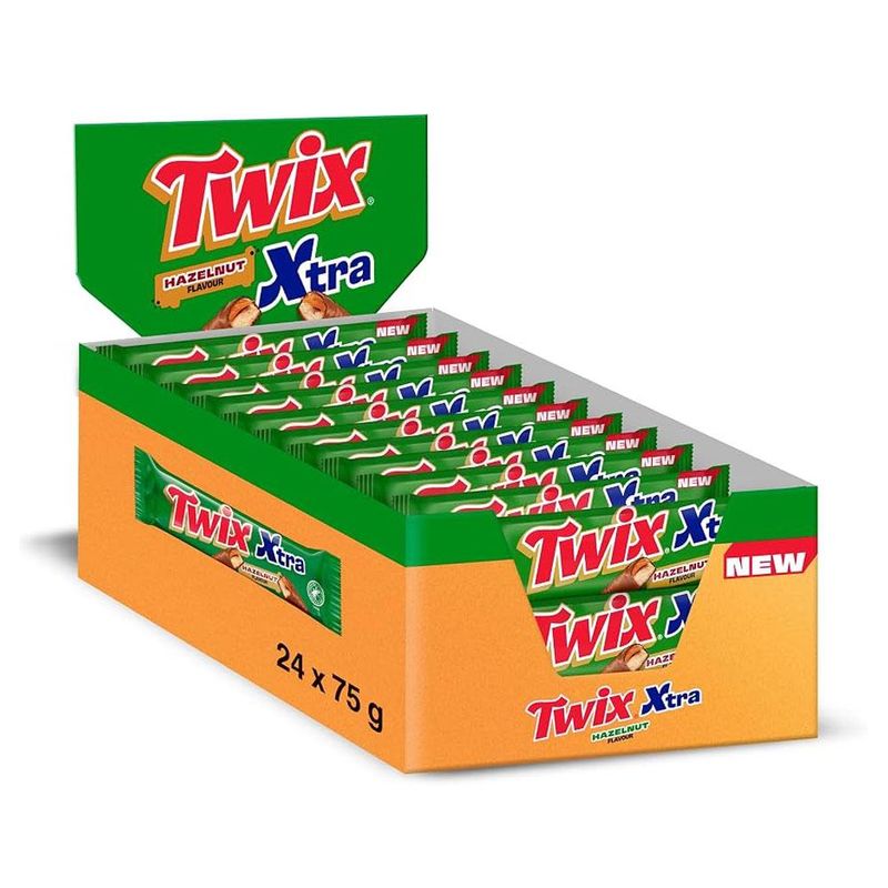 Twix Xtra Hazelnut (Kartong 24 x 75g)