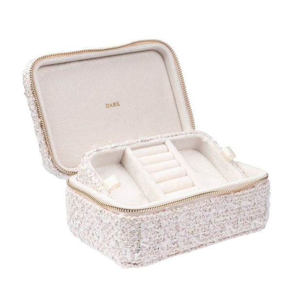 Hovedbilde Tweed Jewellery Box - Pale Rose