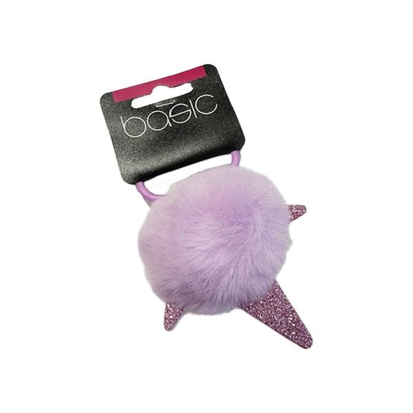 Hovedbilde Hårstrikk - Enhjørning Pompom