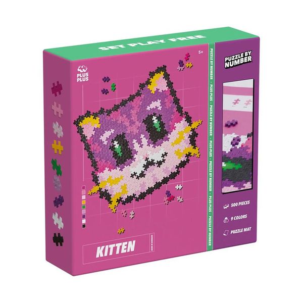 Hovedbilde Puzzle by Numbers - Kitten
