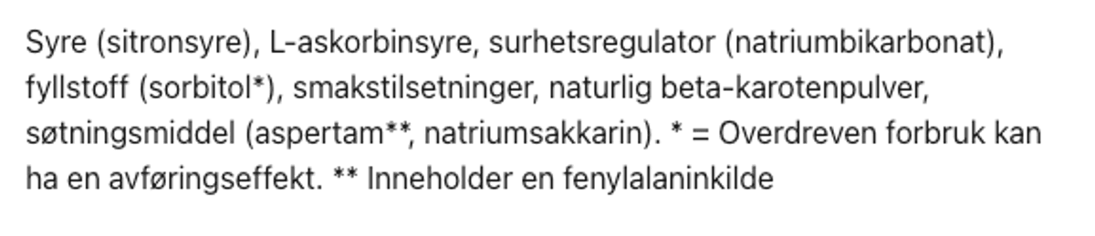 C-Vitamin Brusetabletter