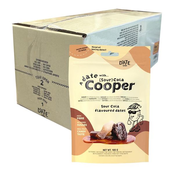 Dadler - Cola Cooper (Kartong 14 x 100g)