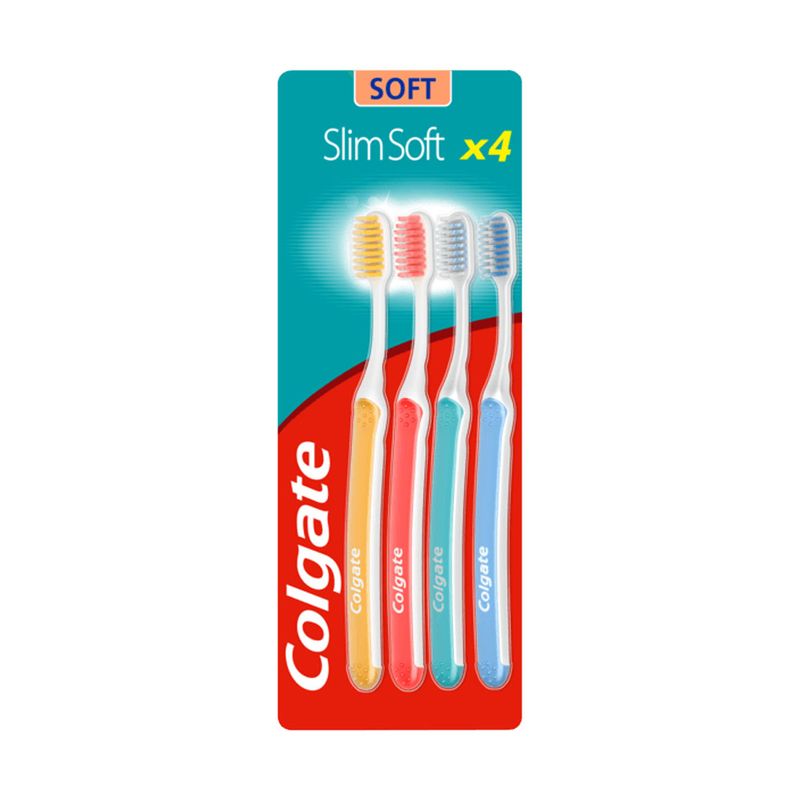 Tannbørster Slim Soft - 4pk