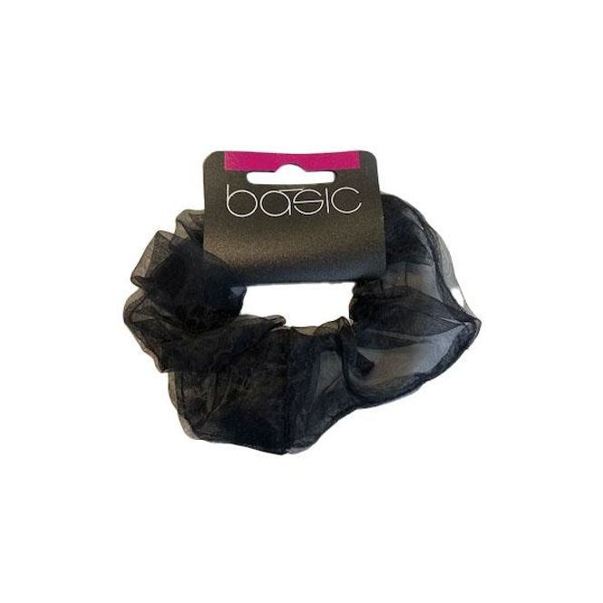 Hovedbilde Sort Scrunchie Organza