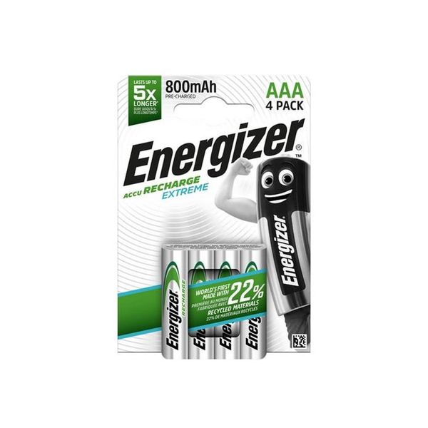 AccuRecharge Extreme Batterier AAA - 4pk