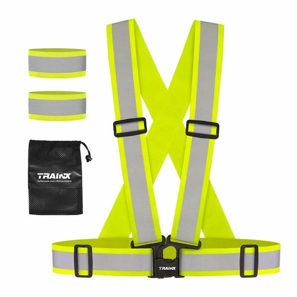 Hovedbilde Reflekssele med Refleksarmbånd - Gul