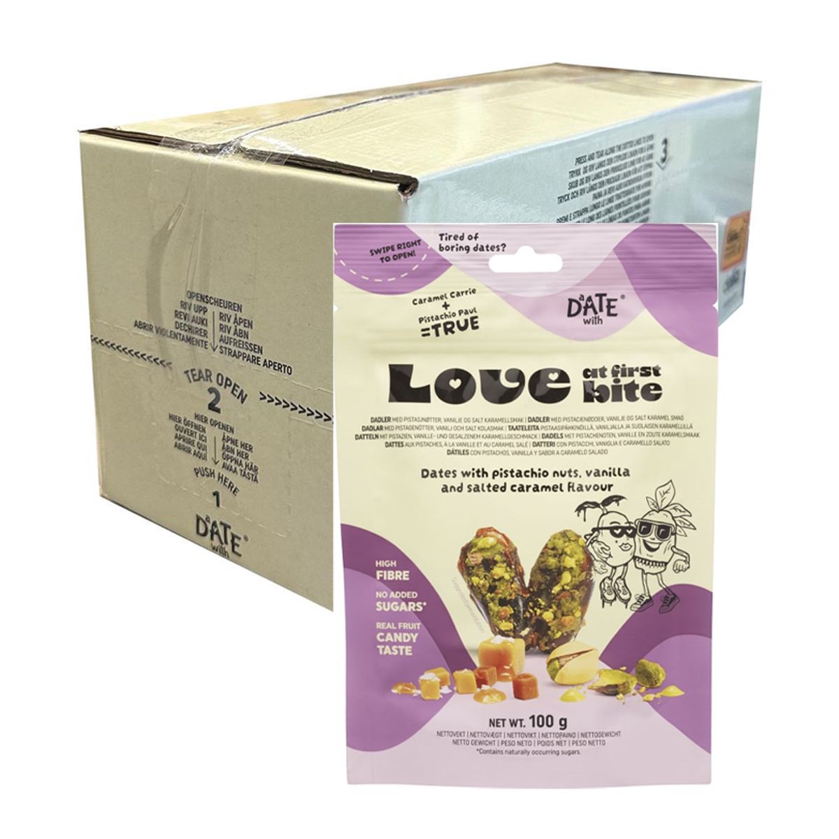 Dadler - Love at First Bite (Kartong 14 x 100g)