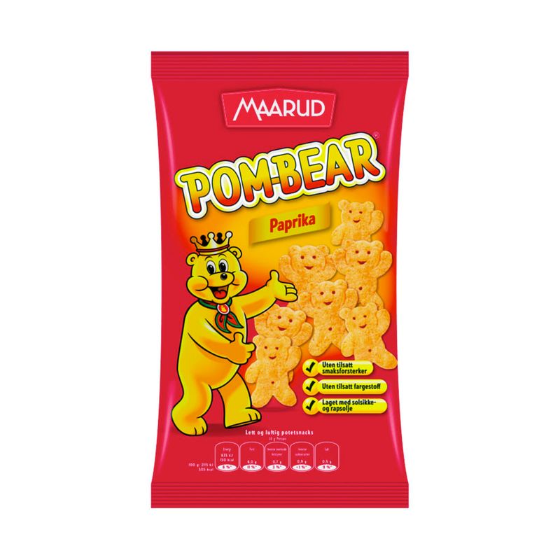 Pom-Bear Paprika Potetsnacks