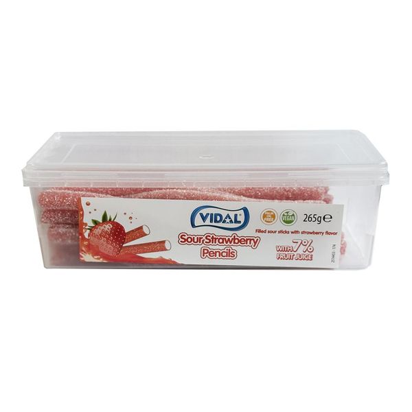 Hovedbilde Sour Strawberry Pencils