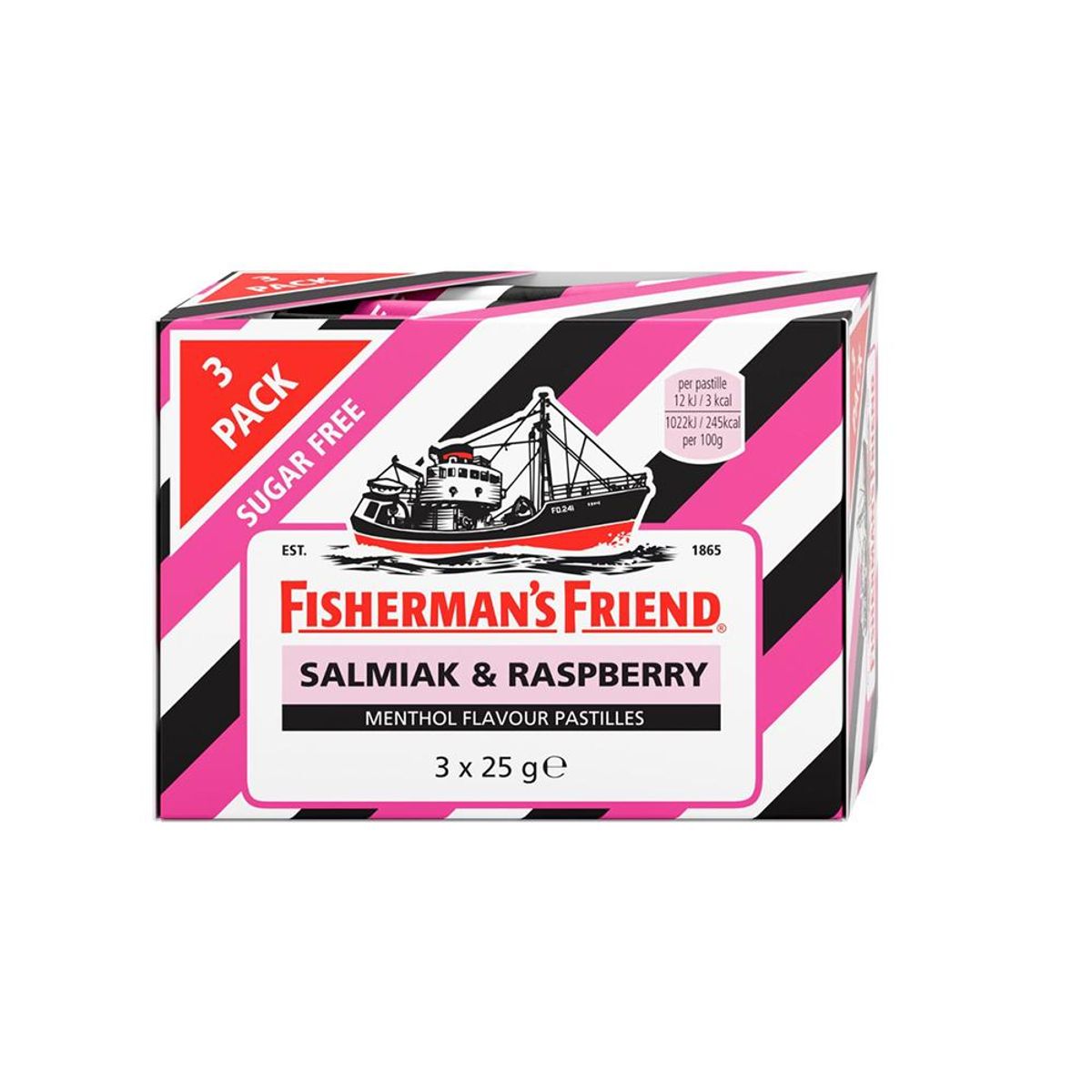 Fisherman´s Friend 3pk - Salmiak & Raspberry