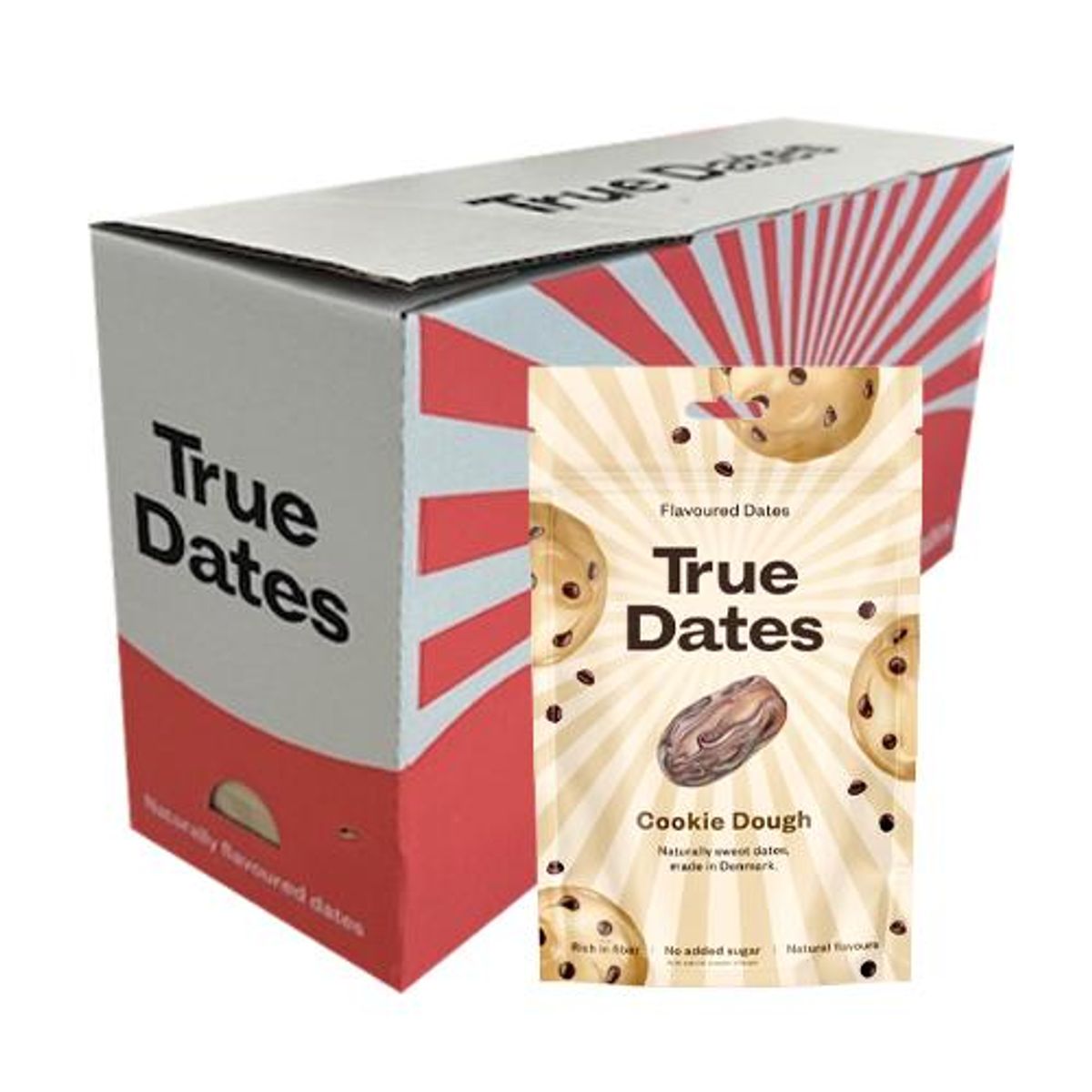 True Dates Cookie Dough (Kartong 12 x 100g)